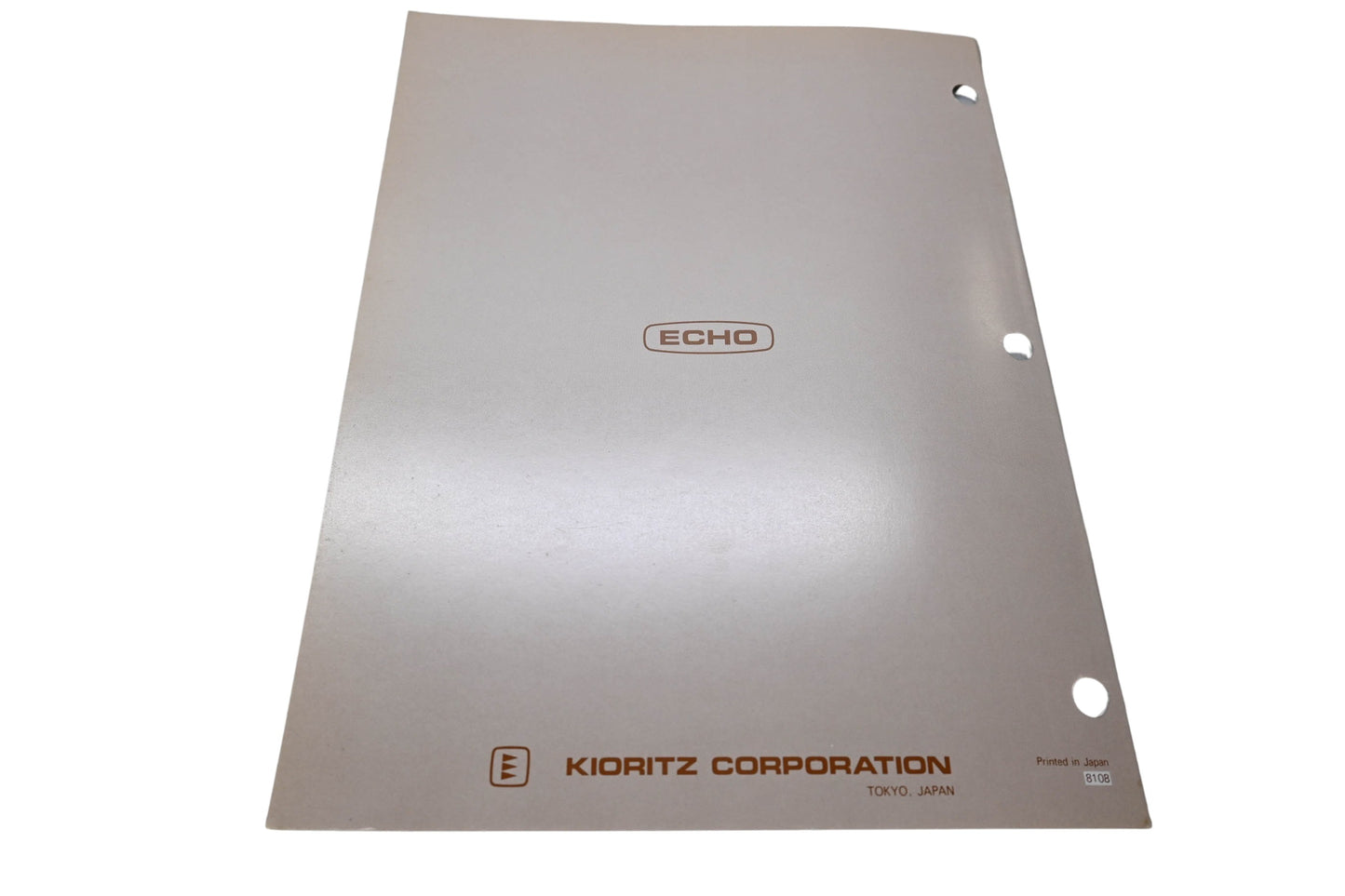 Kioritz Corporation 402-07 Echo Trimmer Brush Cutter Service Manual SRM-200AE