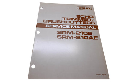 Kioritz Corporation 402-11 Echo Trimmer Brush Cutters Service Manual SRM-210E SRM-210AE