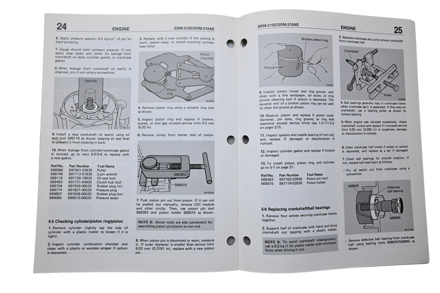 Kioritz Corporation 402-11 Echo Trimmer Brush Cutters Service Manual SRM-210E SRM-210AE