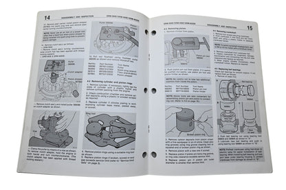 Kioritz Corporation 402-08 Echo Trimmer Brush Cutters Service Manual SRM-300E SRM-400E SRM-402DE