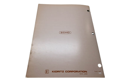 Kioritz Corporation 402-08 Echo Trimmer Brush Cutters Service Manual SRM-300E SRM-400E SRM-402DE