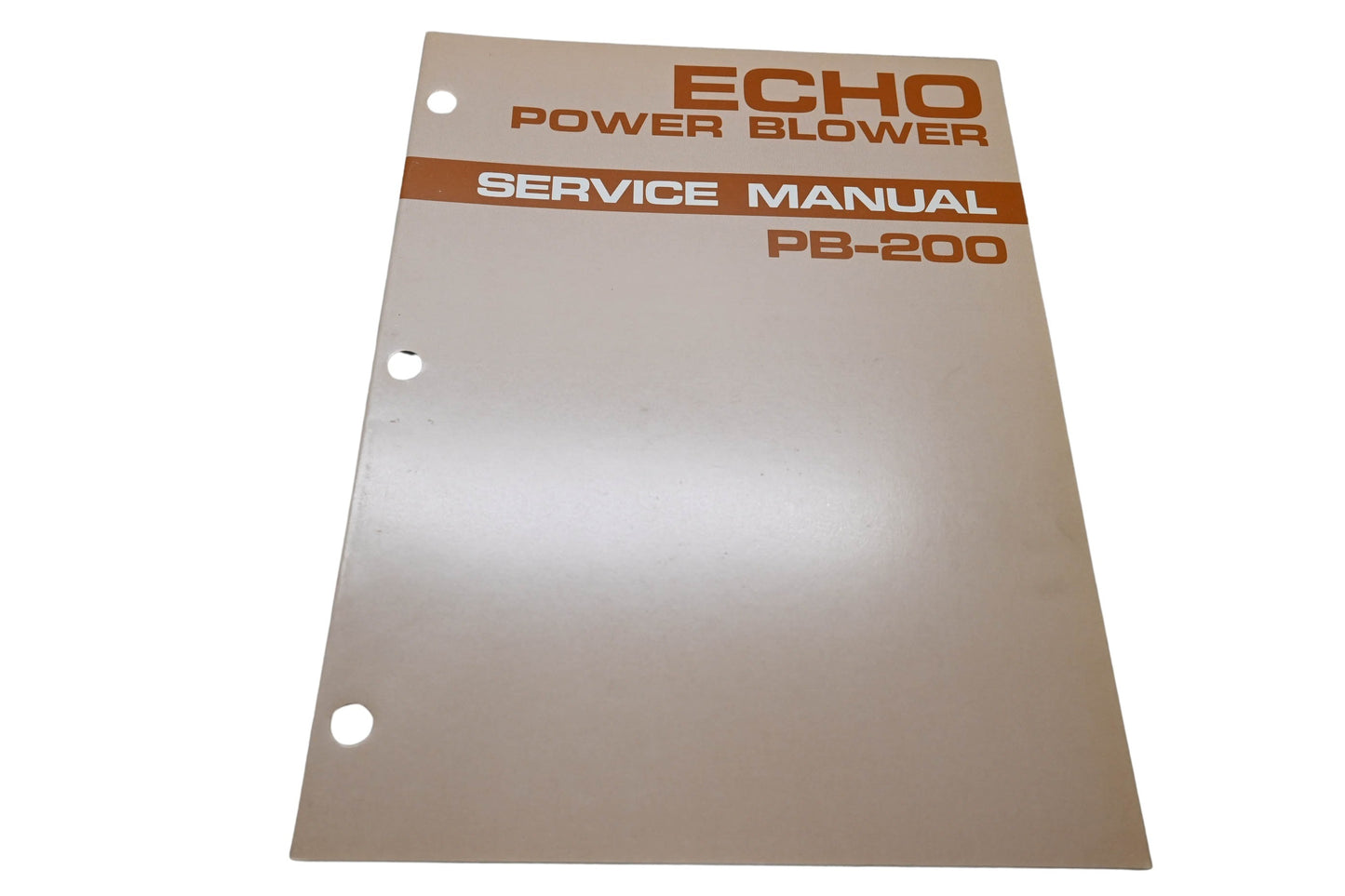 Kioritz Corporation 403-02 Echo Power Blower Service Manual PB-200
