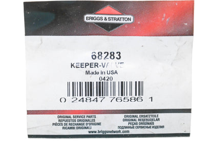 New OEM Briggs & Stratton 68283 Valve Keepers Qty 2 NOS