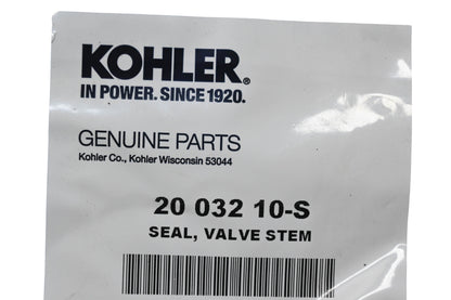 Kohler 20 032 10-S Valve Stem Seal NOS
