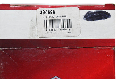New OEM Briggs & Stratton 394698 Carburetor Overhaul Kit NOS