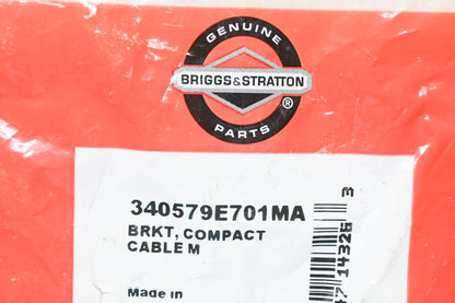 New OEM Briggs & Stratton 340579E701MA Cable Bracket NOS