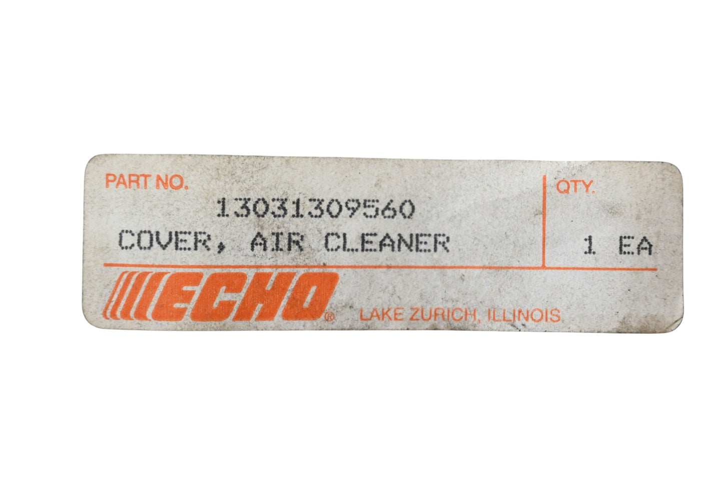 New OEM Echo 13031309560 Air Cleaner Cover NOS
