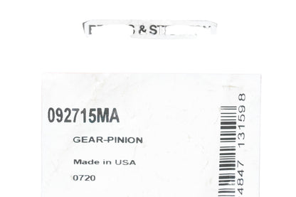 New OEM Briggs & Stratton 092715MA Pinion Gear NOS