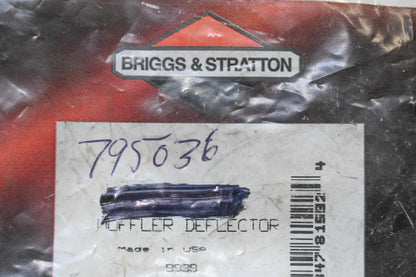 New OEM Briggs & Stratton 795036 Muffler Deflector NOS