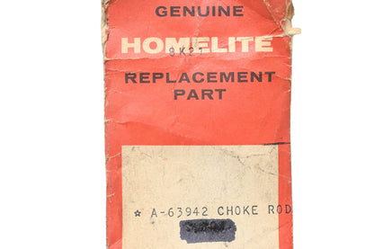 Homelite A-63942 Choke Rod NOS