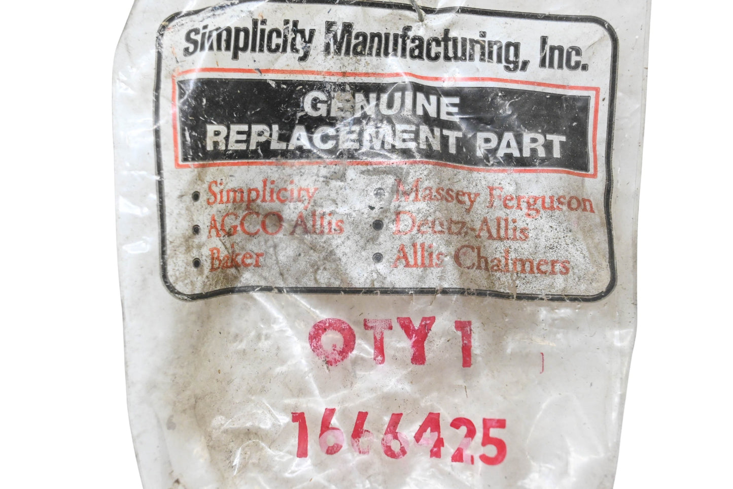 Simplicity 1666425 Bushing NOS