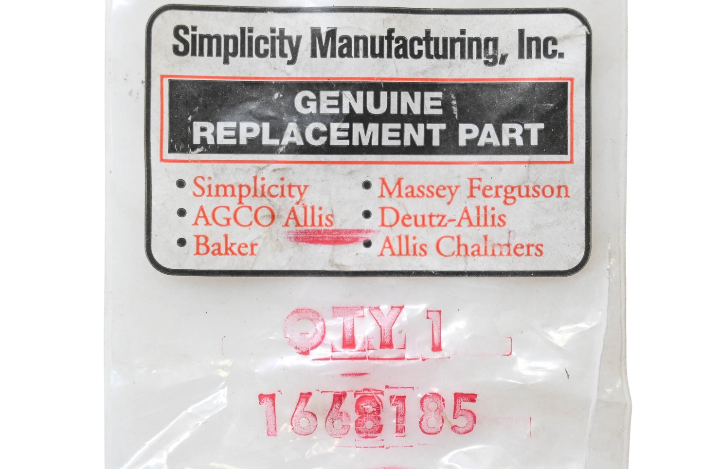 Simplicity 1668185 Chute Bushing NOS