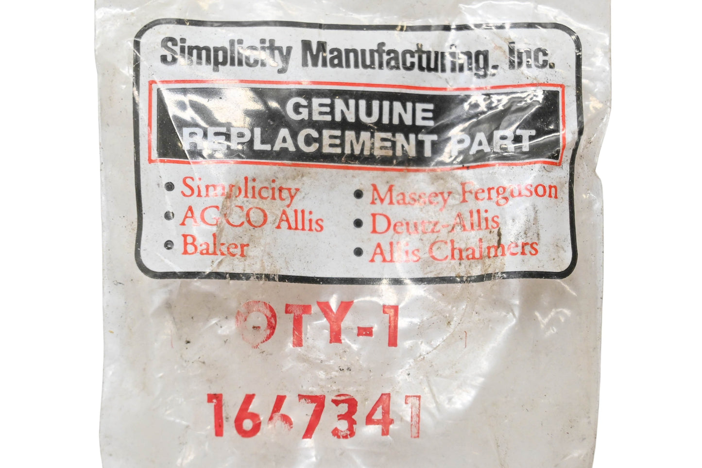 Simplicity 1667341 Retainer Bearing NOS