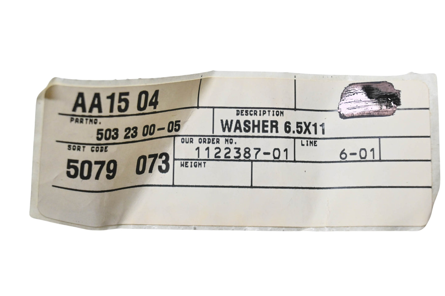 New OEM Husqvarna 503 23 00-05, 503230005 Washer NOS