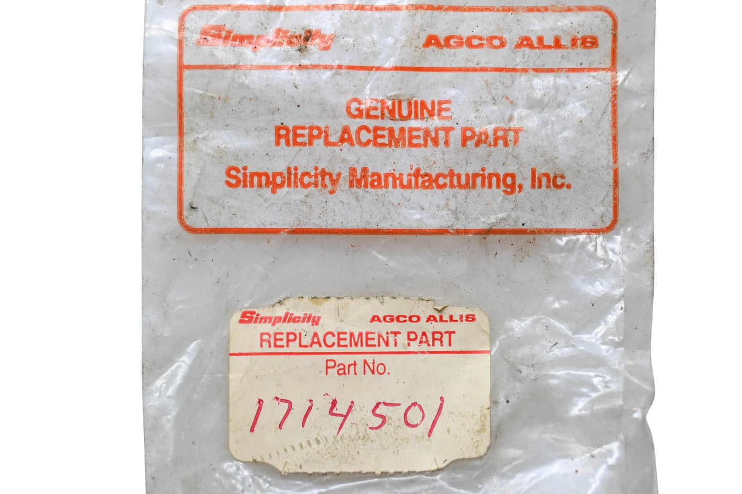 Simplicity 1714501 Rope Guide NOS