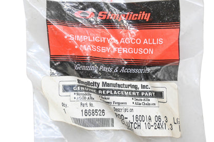 Simplicity 1668526 Snowblower Rod NOS