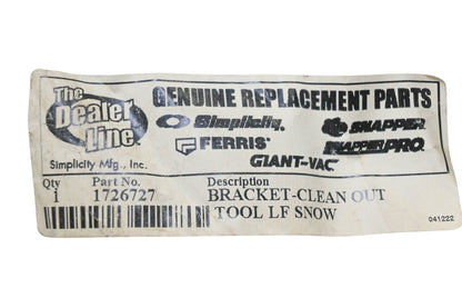 Simplicity 1726727 Clean Out Bracket NOS