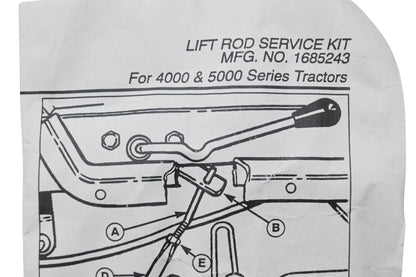 Simplicity 1685243 Lift Rod Service Kit NOS
