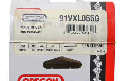 Oregon 91VXL055G Saw Chain 55 Link 3/8" Pitch .050" Gauge NOS
