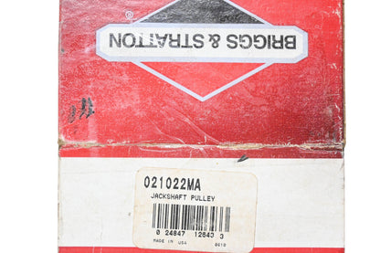 New OEM Briggs & Stratton 021022MA Jackshaft Pulley NOS