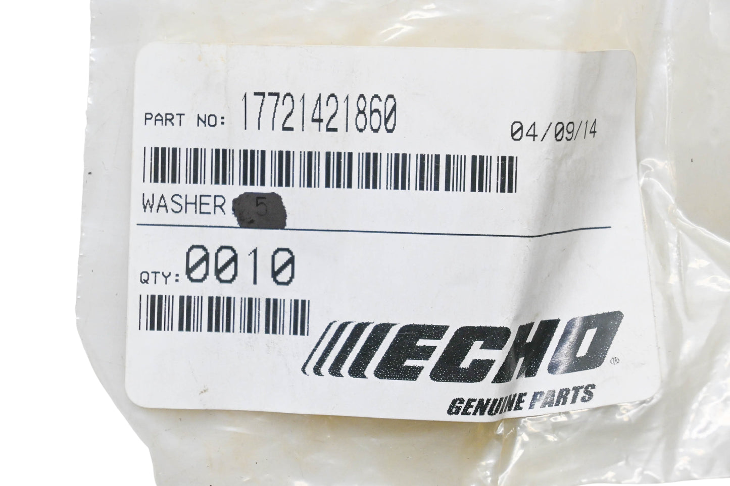 New OEM Echo 17721421860 Washers Qty 2 NOS