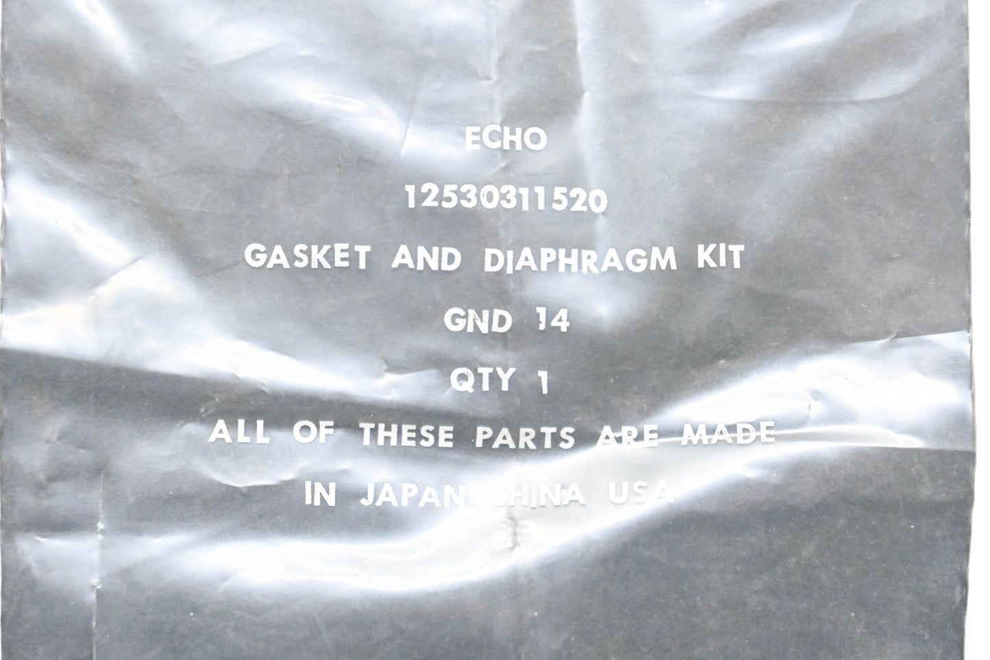 New OEM Echo 12530311520 Carburetor Gasket & Diaphragm Kit NOS