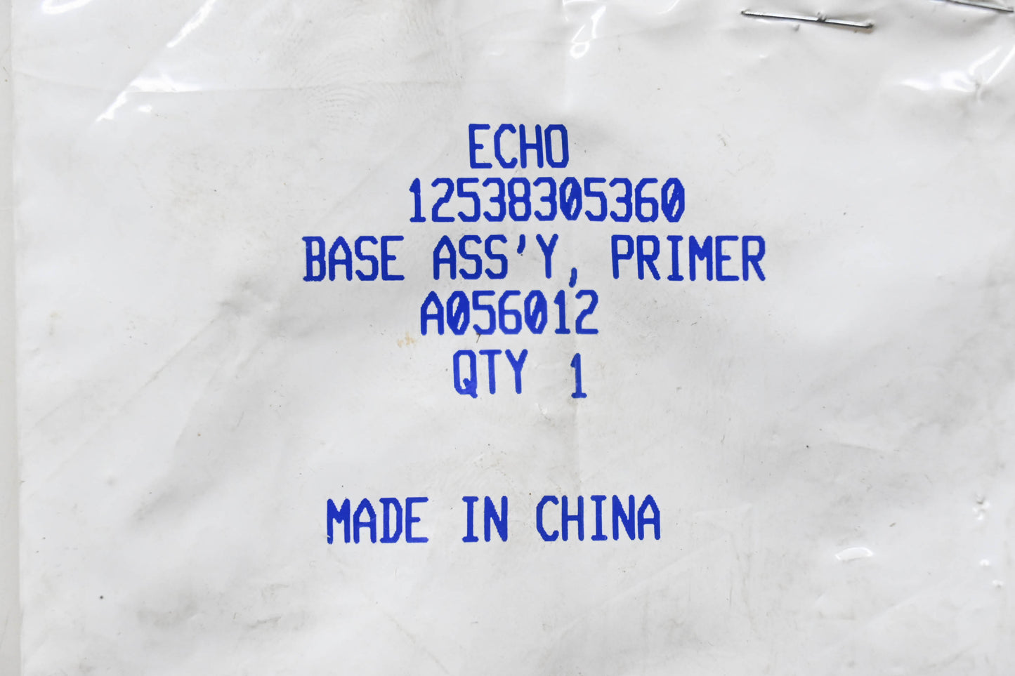 New OEM Echo 12538305360 Primer Base Assembly NOS