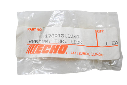 New OEM Echo 17801312360 Throttle Lock Spring NOS