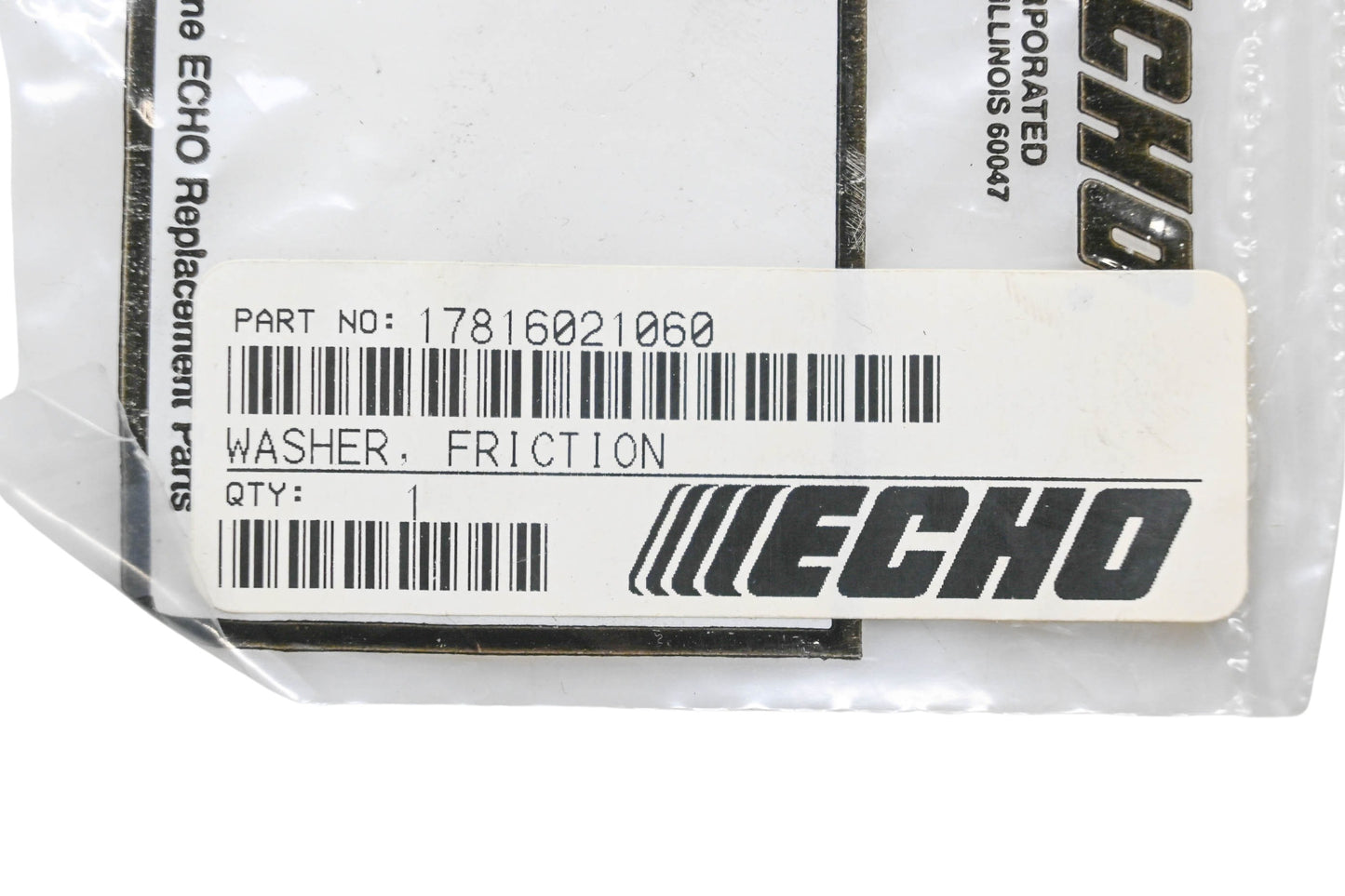 New OEM Echo 17816021060 Friction Washers Qty 2 NOS