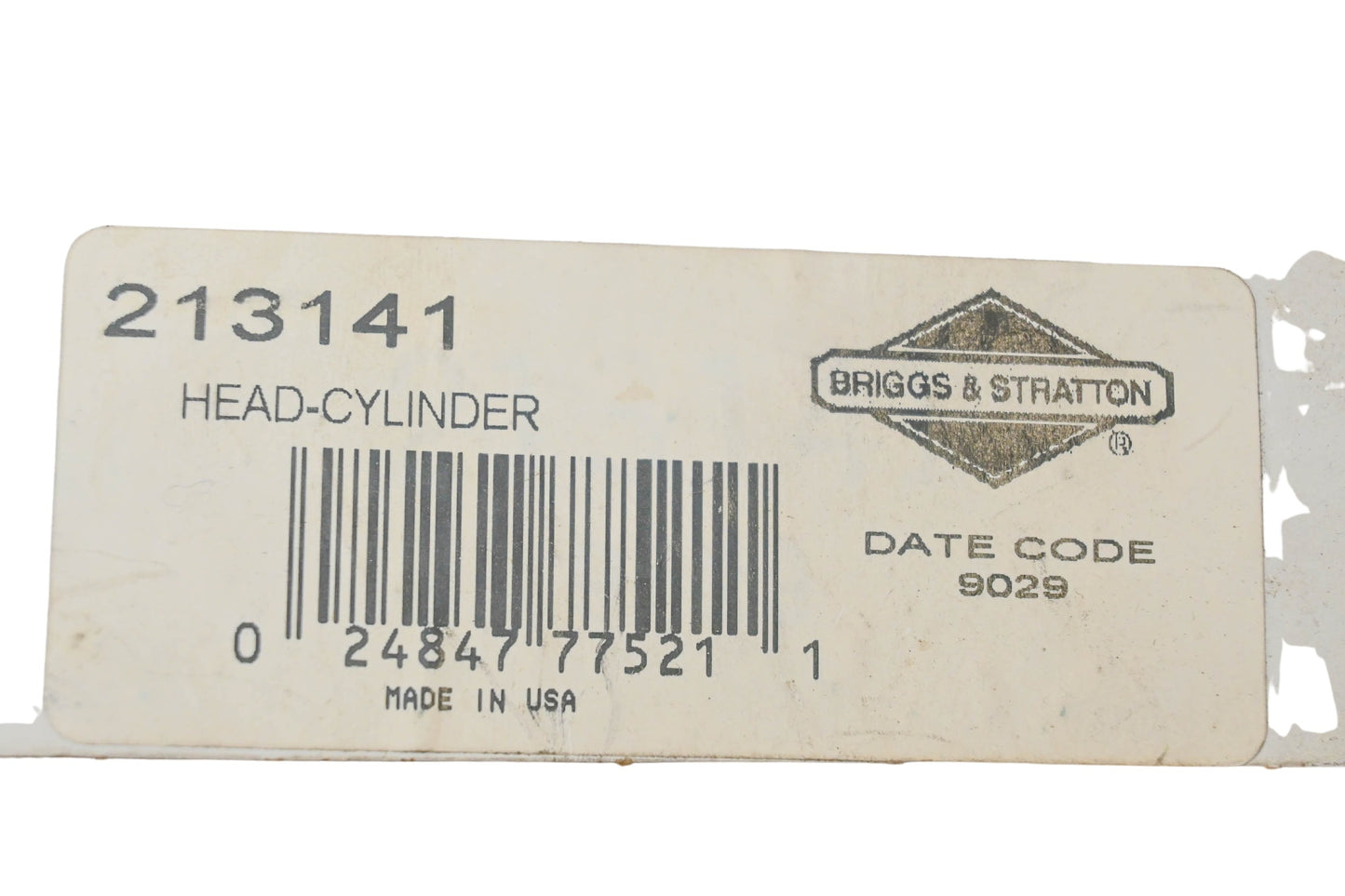 New OEM Briggs & Stratton 213141 Cylinder Head NOS