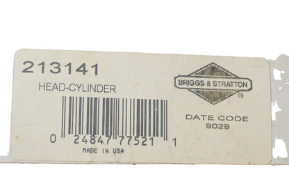 New OEM Briggs & Stratton 213141 Cylinder Head NOS