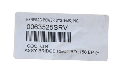Generac 0063525SRV Bridge Rectifier Board NOS