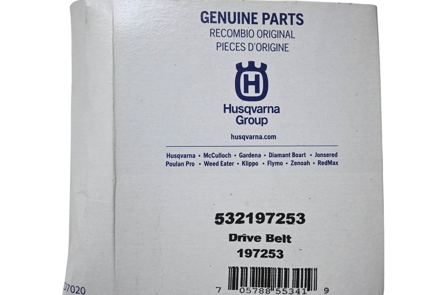 New OEM Husqvarna 532197253 Drive Belt NOS