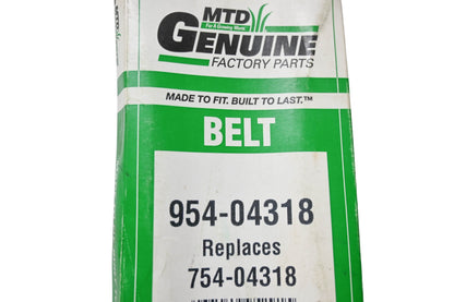 MTD 954-04318, 754-04318 Belt NOS