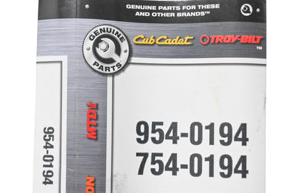 Genuine Parts 954-0194, 754-0194 Belt NOS