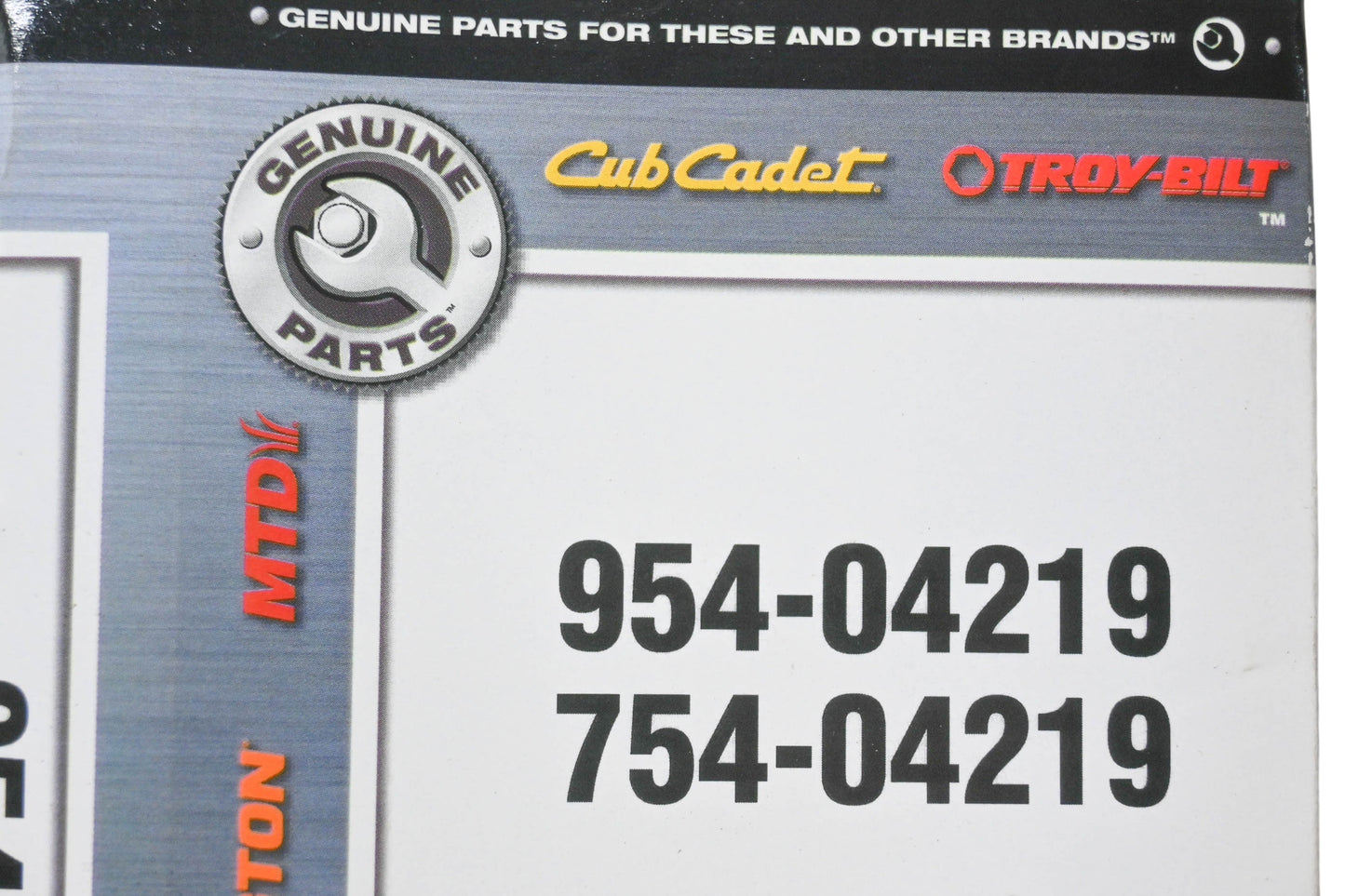 Genuine Parts 954-04219, 754-04219 Belt NOS