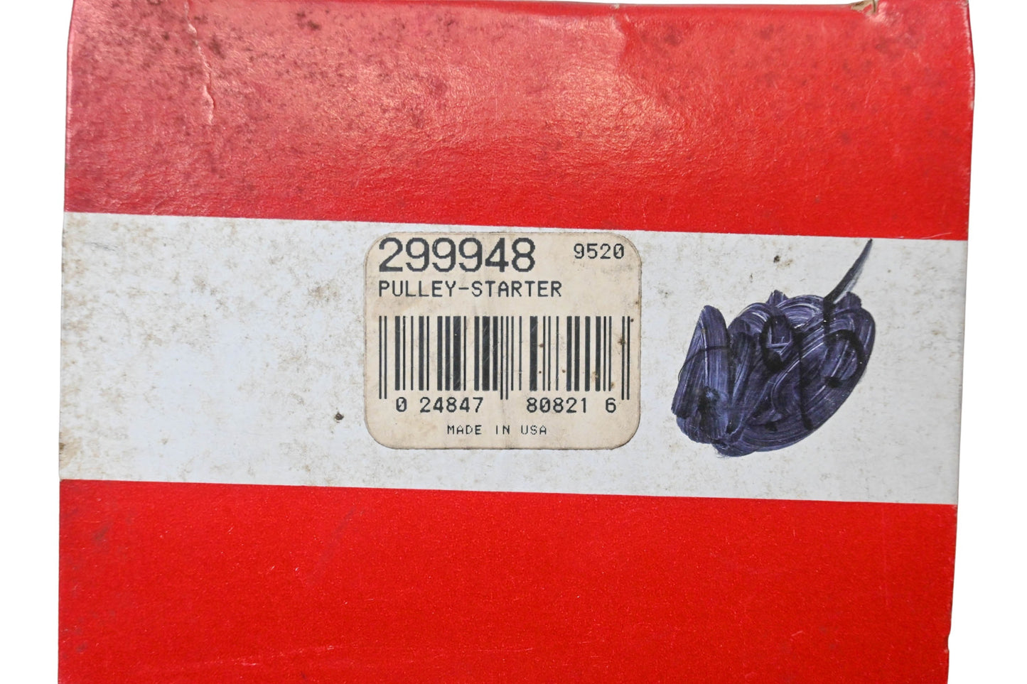 New OEM Briggs & Stratton 299948 Pulley Starter Gear NOS