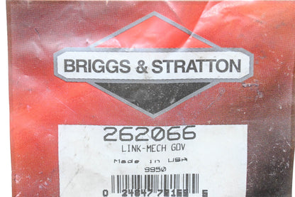 New OEM Briggs & Stratton 262066 Mechanical Governor Link NOS