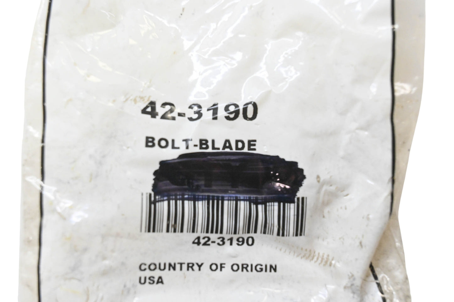 Toro 42-3190 Blade Bolt NOS