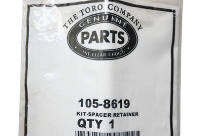 Toro 105-8619 Spacer Retainer Kit NOS