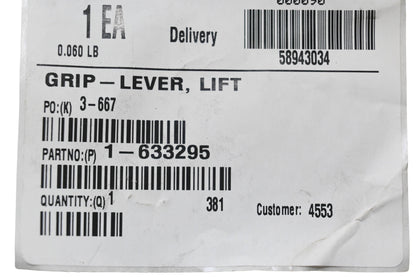 Toro 1-633295 Lift Lever Grip NOS