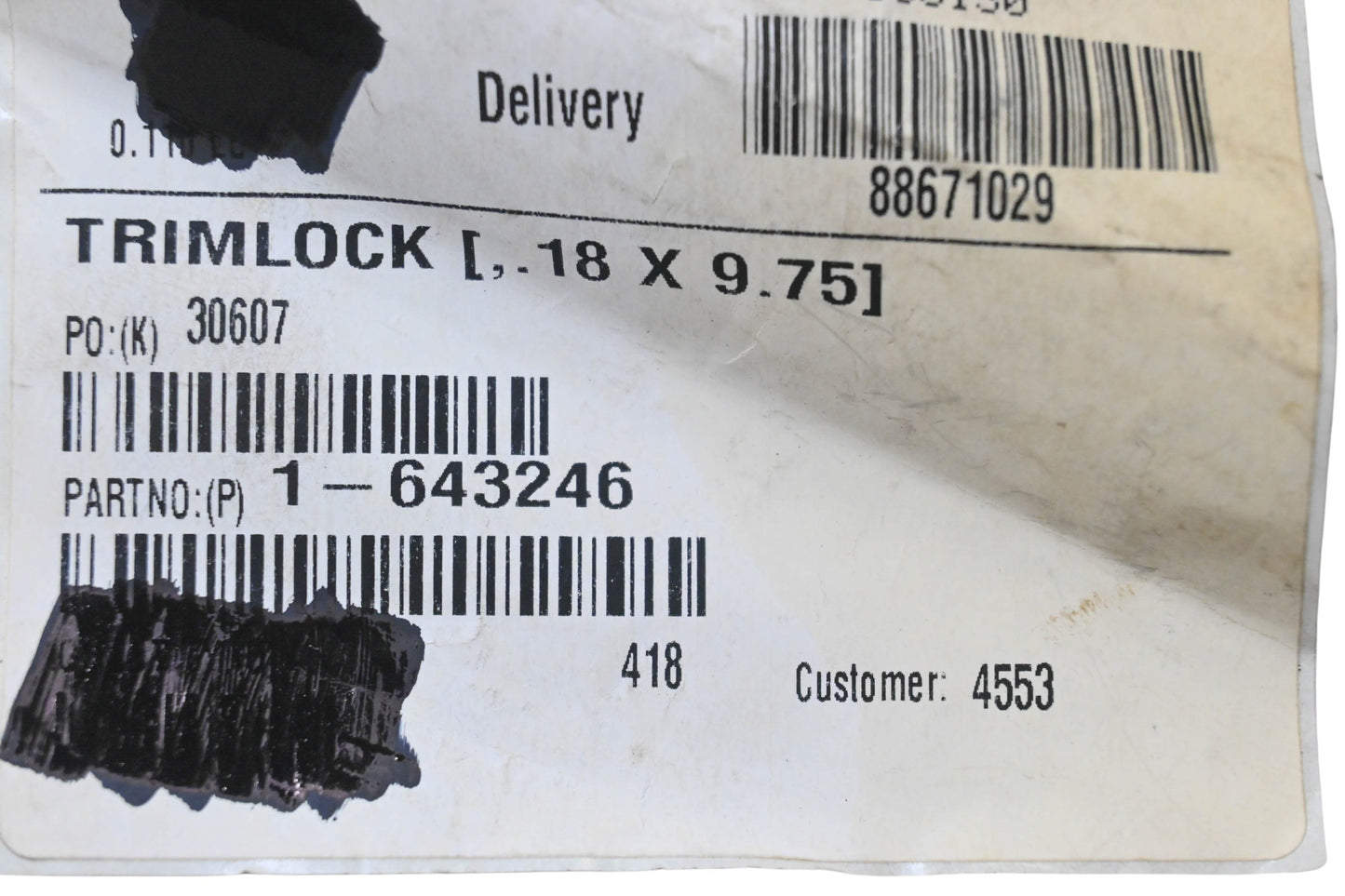 Toro 1-643246 Trimlock NOS