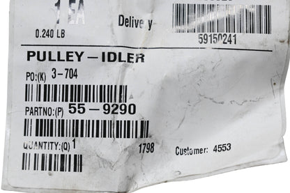 Toro 55-9290 Idler Pulley NOS