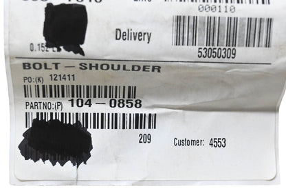 Toro 104-0858 Shoulder Bolts Qty 2 NOS