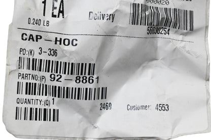 Toro 92-8861 Height of Cut Cap NOS