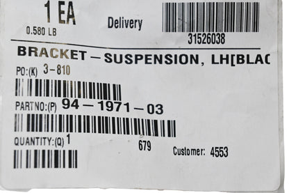 Toro 94-1971-03 Suspension Bracket LH NOS