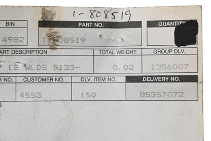 Toro 1-808519 Snap Ring NOS