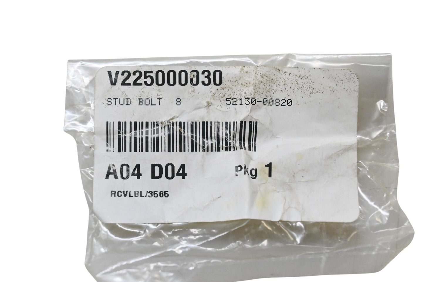 New OEM Echo V225000030, 52130-00820 Stud Bolt NOS