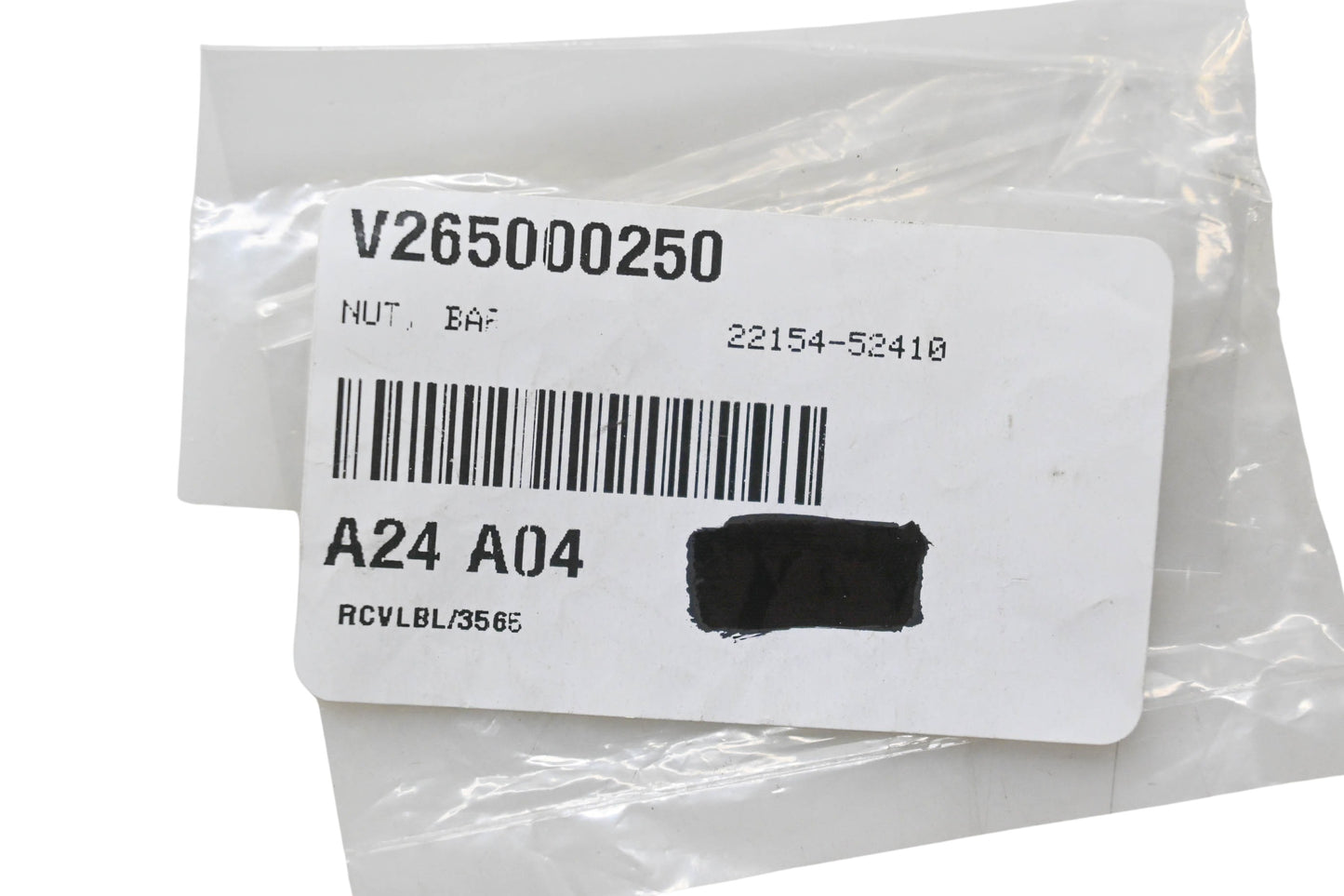 New OEM Echo V265000250, 22154-52410 Bar Nuts Qty 2 NOS