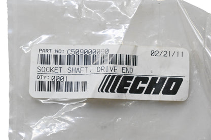 New OEM Echo C509000090 Drive End Socket Shaft NOS